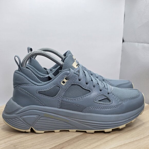 womens size 7 - Brandblack Aura 130 Fog Low Top Chunky Sneakers Shoes Blue - Picture 3 of 9